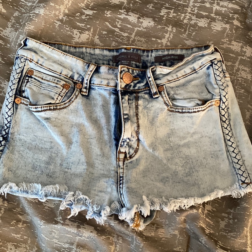 Kendall & Kylie High Rise jean shorts